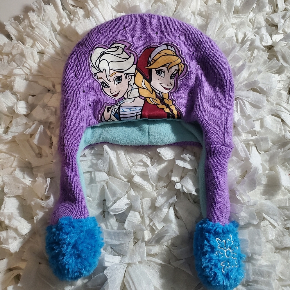 Disney the Snow Queen fleece winter hat beanie